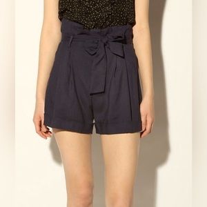 Urban Outfitters Sparkle and fade paper bag boy shorts black